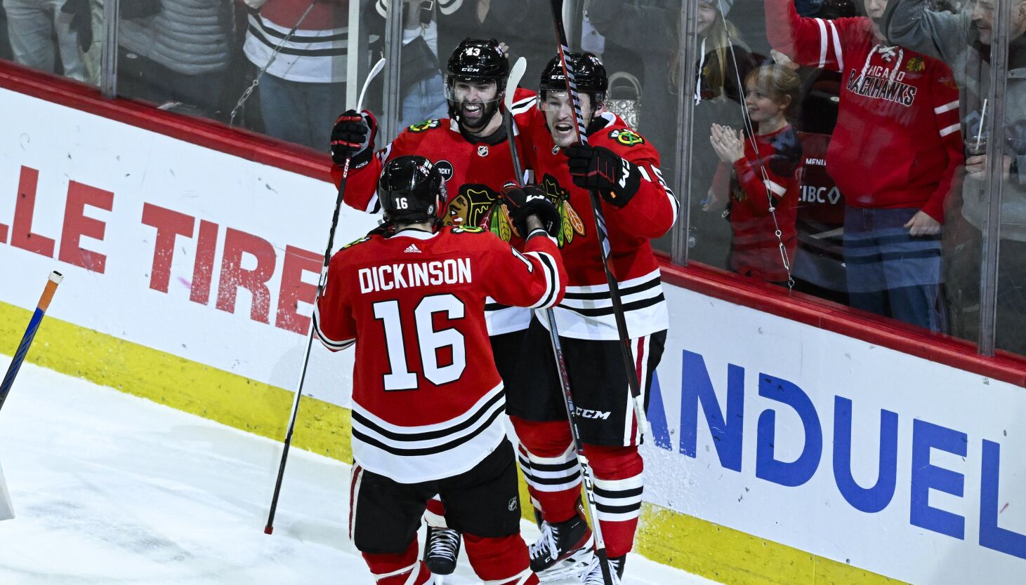 NextImg:Jason Dickinson’s line has been a model of consistency for Blackhawks amid offensive struggles