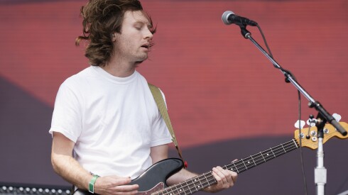 Sean Neumann of Ratboys performs on the first day of Lollapalooza at Grant Park, Thursday, July 31, 2025. | Pat Nabong/Sun-Times