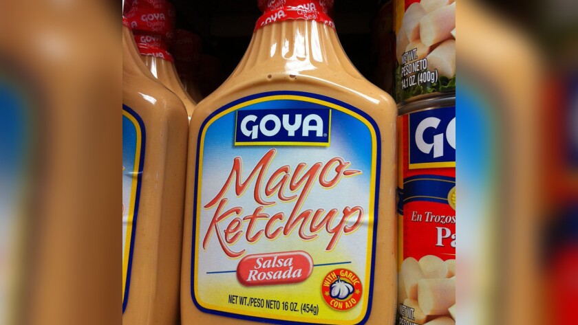 The mixture of mayonnaise and ketchup existed on grocery store shelves ahead of Heinz’ United States debut of “Mayochup.” Hispanic foods producer, Goya Foods, sells the product under the name “mayo ketchup” or “salsa rosada.” Twitter user Gabe Gonzalez wr