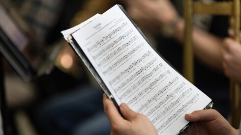 Sheet music for "Revolution!" from Newberry Consort