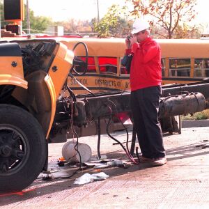 Metra Train No. 624 crashed into a school bus on Oct. 25, 1995 at Algonquin Road and Northwest Highway in Fox River Grove. The crash killed seven teenagers and injured the bus driver and 24 passengers.