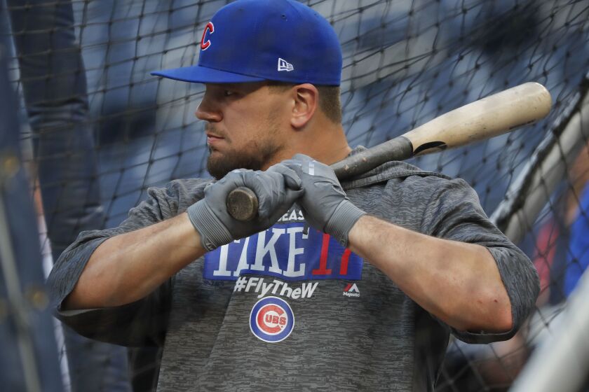 Kyle Schwarber, starting in left field.