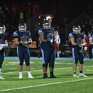 Nazareth’s offensive line. Worsom Robinson/For the Sun-Times.