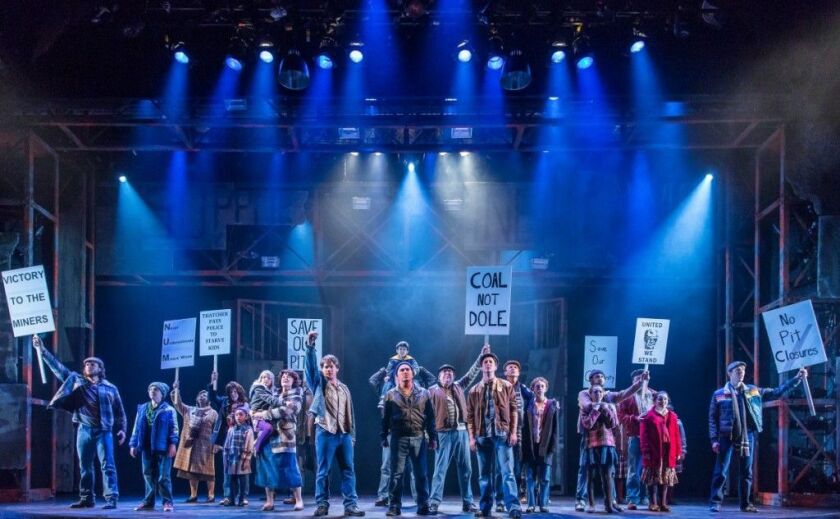 The cast of “Billy Elliot” at the Drury Lane Theatre. (Photo: Brett Beiner)