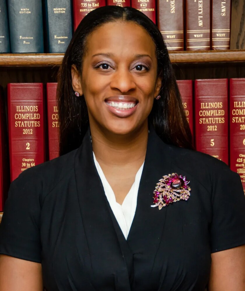 ShawnTe Raines-Welch, wife of Illinois House Speaker Emanuel “Chris” Welch and a candidate for Cook County judge.
