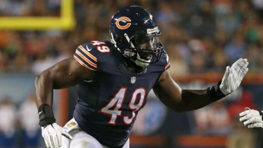 Bears outside linebacker Sam Acho. | Getty Images