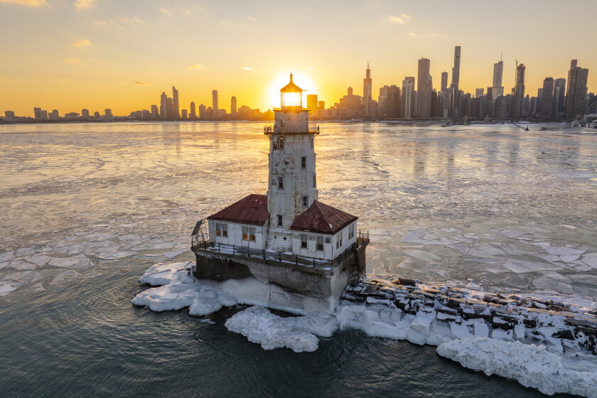 Chicago Float How we photographed a man at the helm of the art world - Chicago Sun-Times