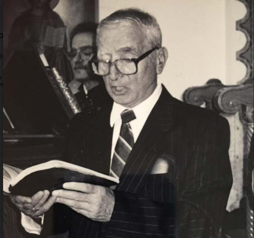 Tom Chiampas was a cantor in many Greek Orthodox churches. | supplied photo