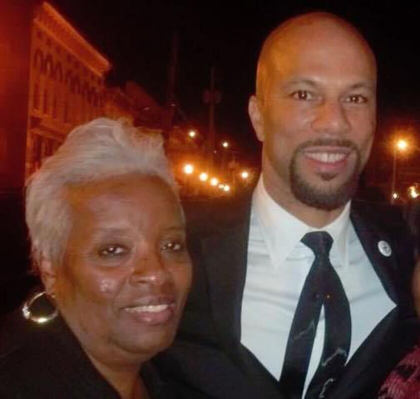Desiree L. Tate and Common. | Facebook photo