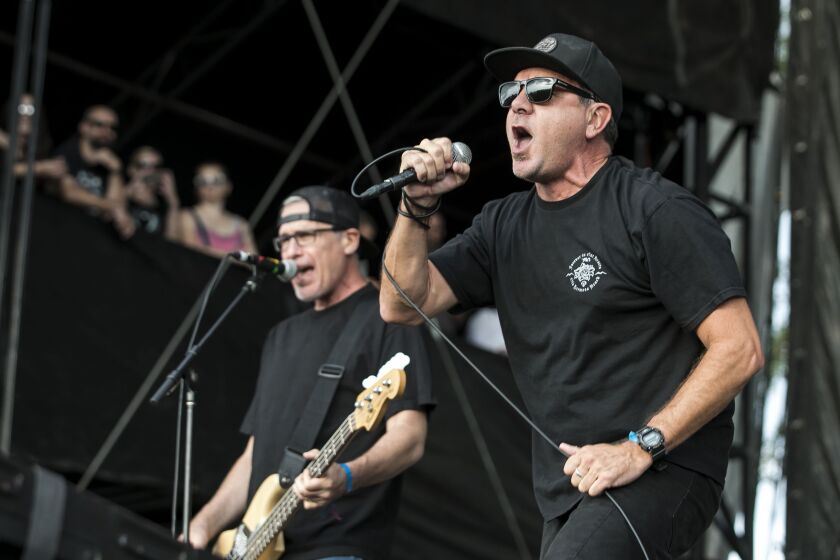Pennywise performs on day three of Riot Fest in Douglas Park, Sept. 16, 2017. | Ashlee Rezin/Sun-Times