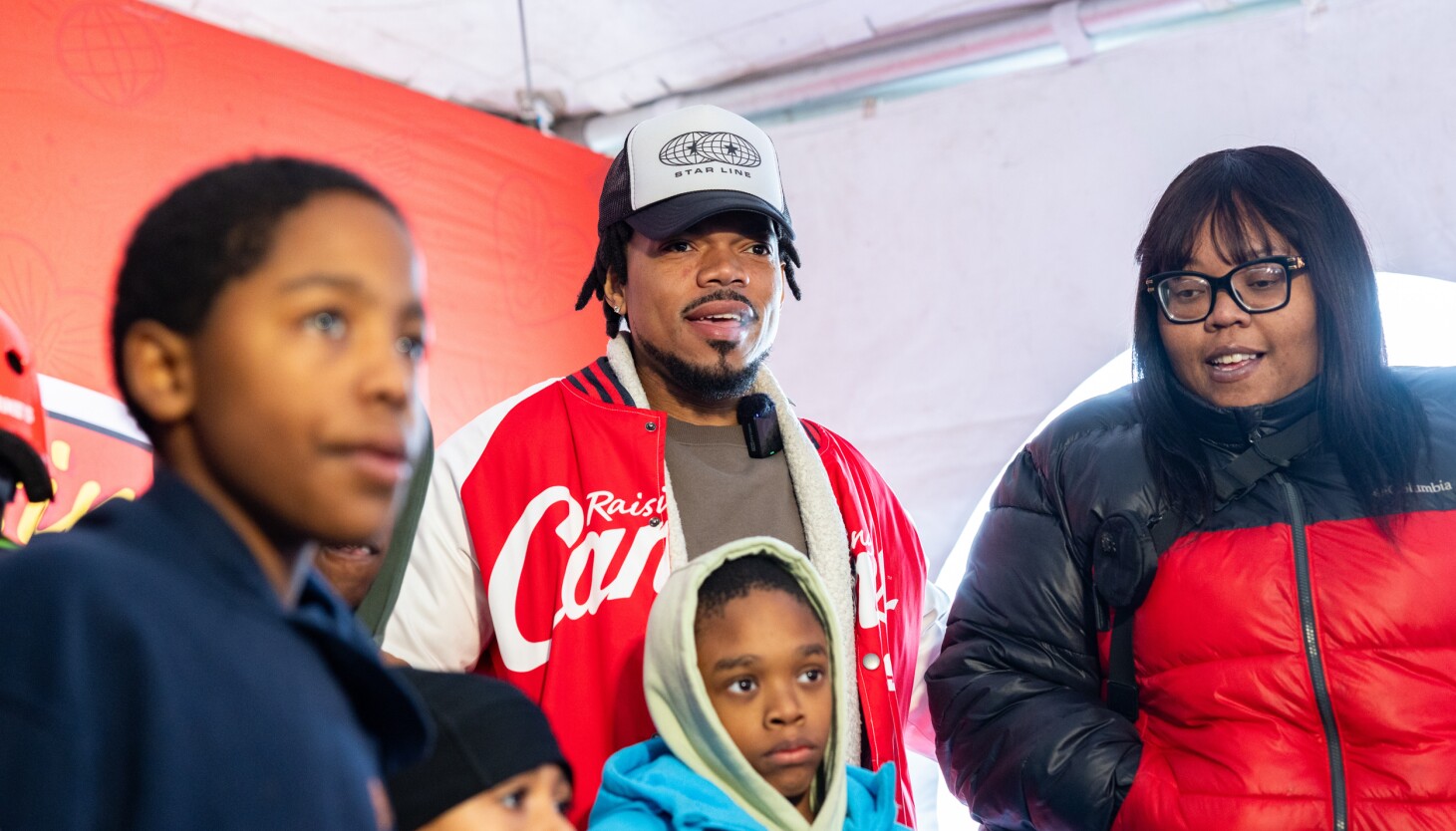 Chance the Rapper hosts bike giveaway for kids in Chicago Ridge