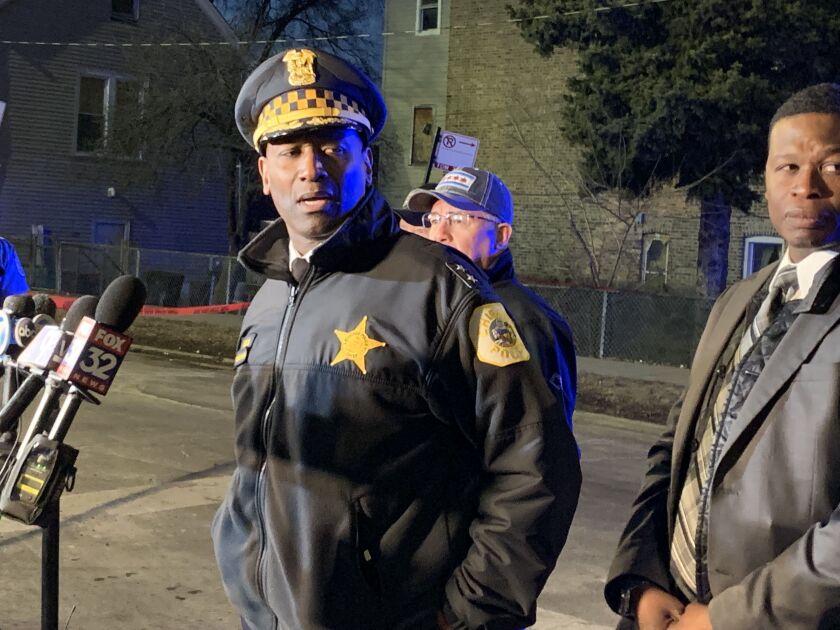 Chicago Police Chief of Patrol Fred Waller said a man was shot by Chicago police officers Sunday after firing “numerous” shots at the officers who tried to contact him.
