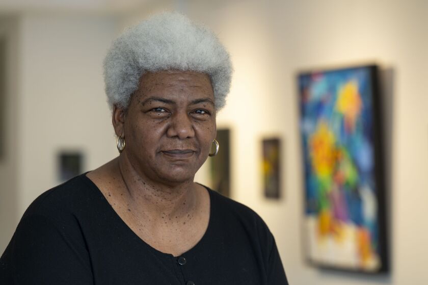 Betty Akins manager of the Getting to Zero program at Center on Cottage Grove stands inside the new community center in the Woodlawn neighborhood.
