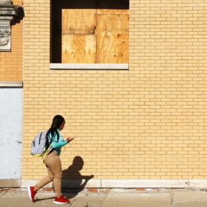 Alexis Willis, a high school freshman at North Lawndale College Prep. | AP Photo/Martha Irvine