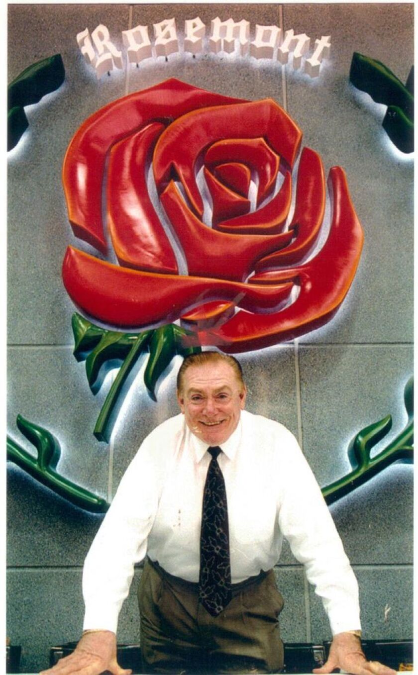 Rosemont Mayor Don Stephens in 1993.