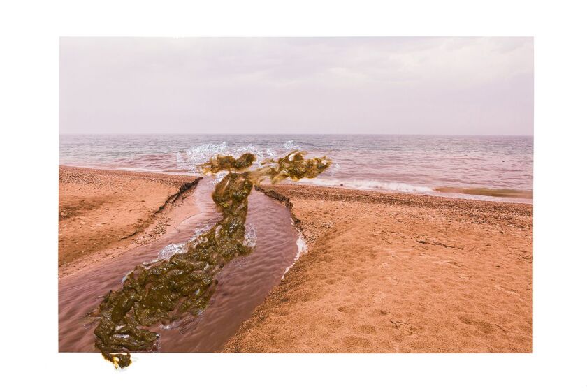 A photgraphic construction on waste pollution, Nelson Armour’s “Overflow v2”.<br>Credit: Nelson Armour