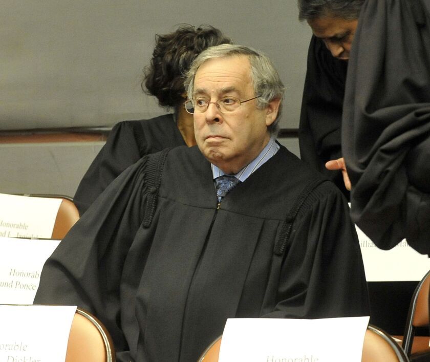 Judge Michael Toomin at the Thompson Center in 2012.