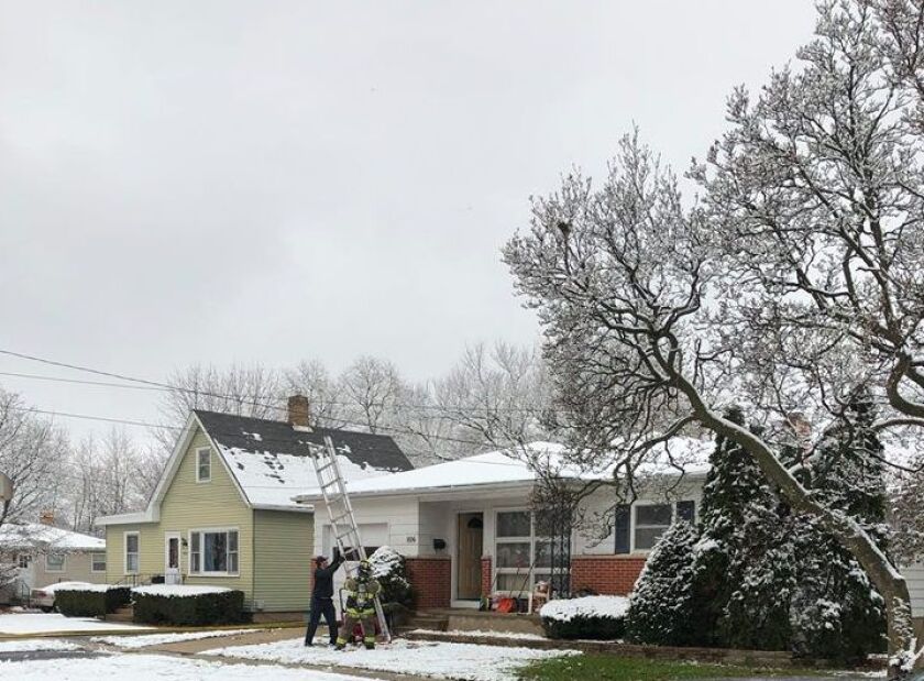 Firefighters responded to a house fire in the 800 block of Buckeye Street | Elgin Fire Department
