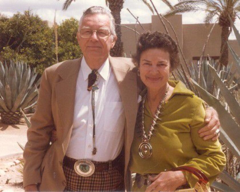 John Mayo Mitchell and his wife Betty Seabury Mitchell. | Courtesy of the Mitchell Museum of the American Indian