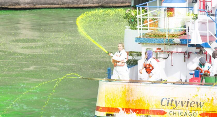 2016 Chicago River Dye by the Plumbers Union 130, Saturday, March 12, 2016. | James Foster/for Sun-Times