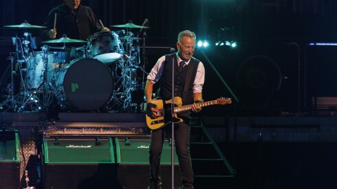 Bruce Springsteen performs Wednesday at the United Center.