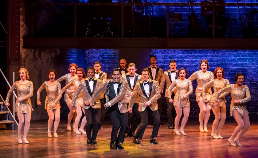 The cast of the Drury Lane Theatre production of “42nd Street.” | Brett Beiner