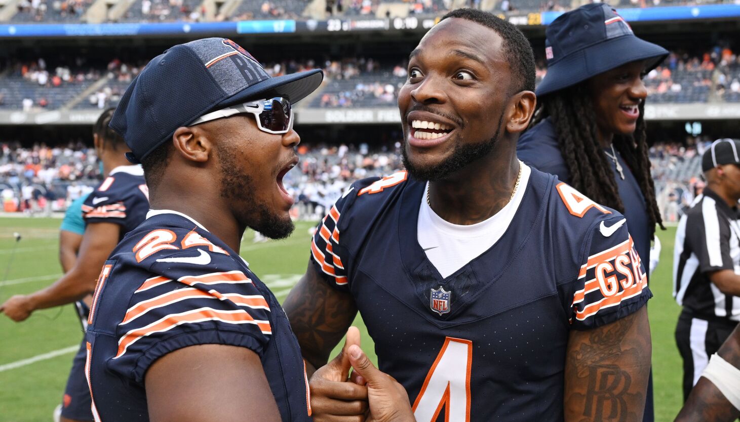 NextImg:Bears safety Eddie Jackson active vs. Vikings