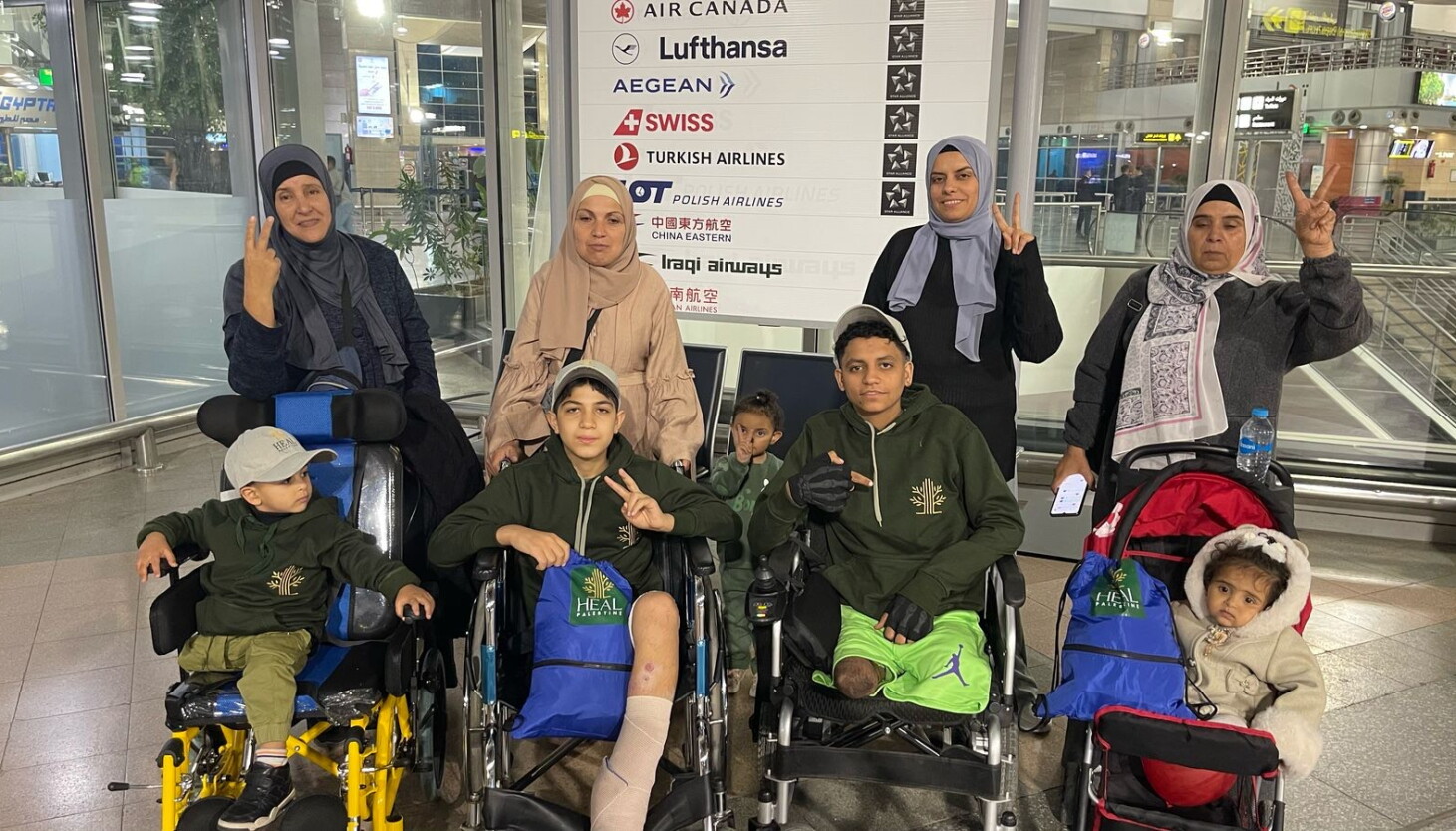Gaza Children Arrive in Chicago for Medical Treatment Gaza Children Arrive in Chicago for Medical Treatment