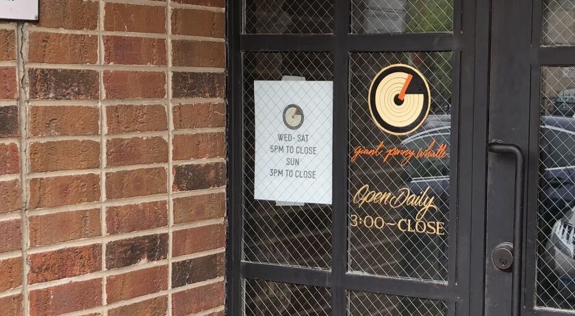 The Giant Penny Whistle tavern on Blue Island Avenue in Pilsen.