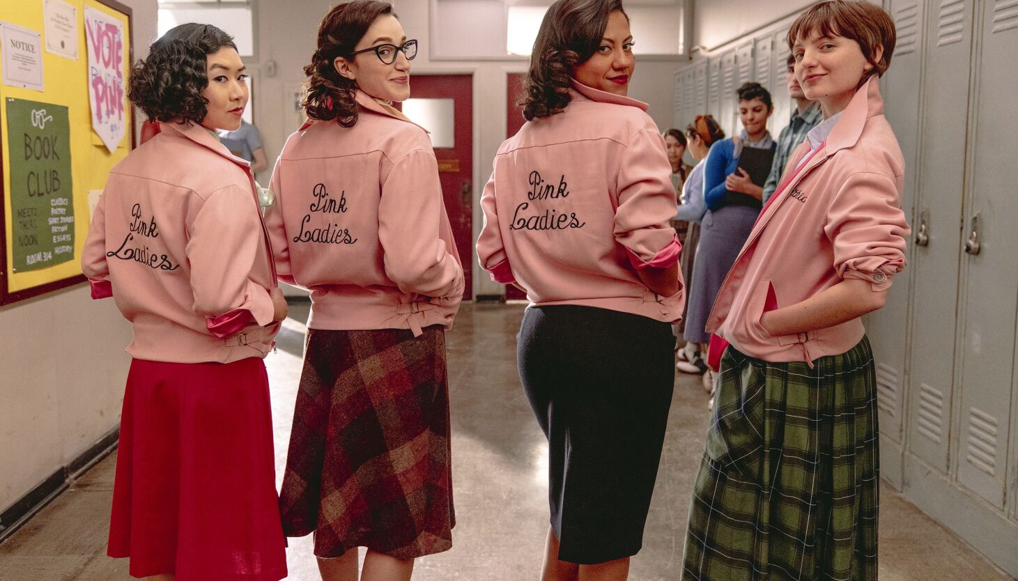 NextImg:On ‘Grease: Rise of the Pink Ladies,’ the Rydell High outcasts find their people