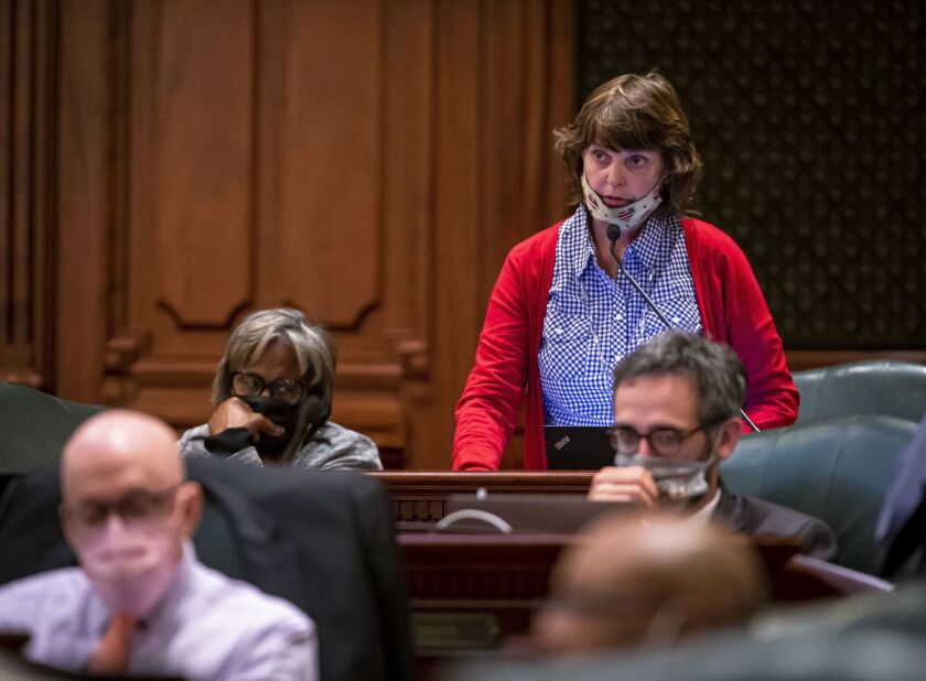 State Rep. Sue Scherer, D-Decatur