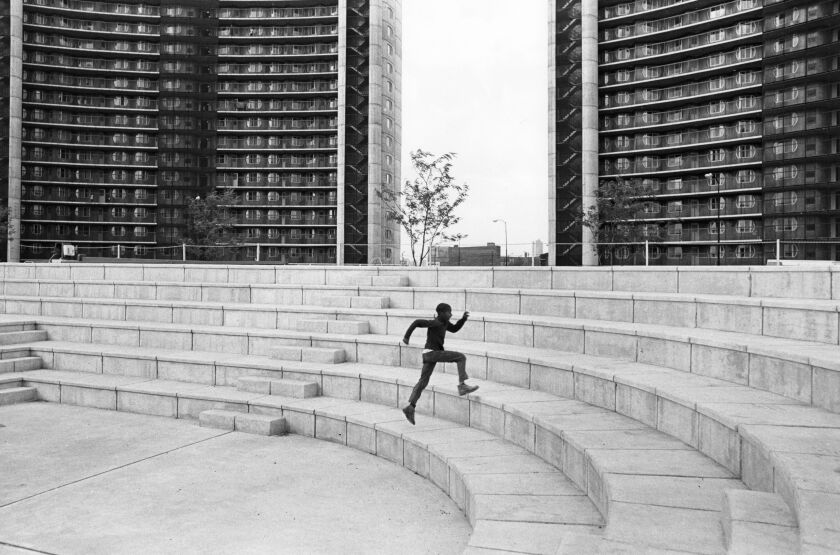 Raymond Hilliard Homes, 30 W. Cermak Rd. Orlando Cabanban/Raymond Hilliard Homes, Chicago, IL, c.1965-1966.