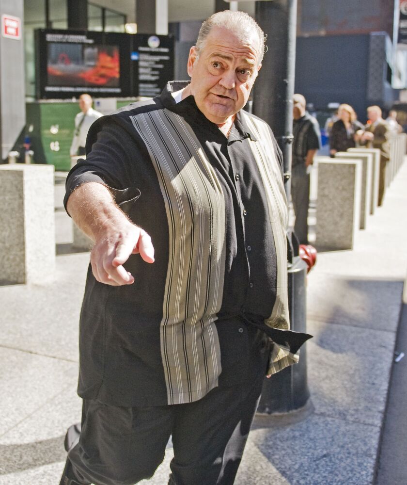 Michael “The Large Guy” Sarno, pictured leaving the Dirksen Federal Building in 2010.