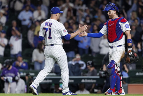 Cubs relief pitcher Jacob Webb