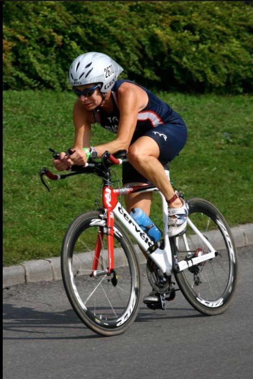 Elizabeth Brackett often biked for training. | Provided photo
