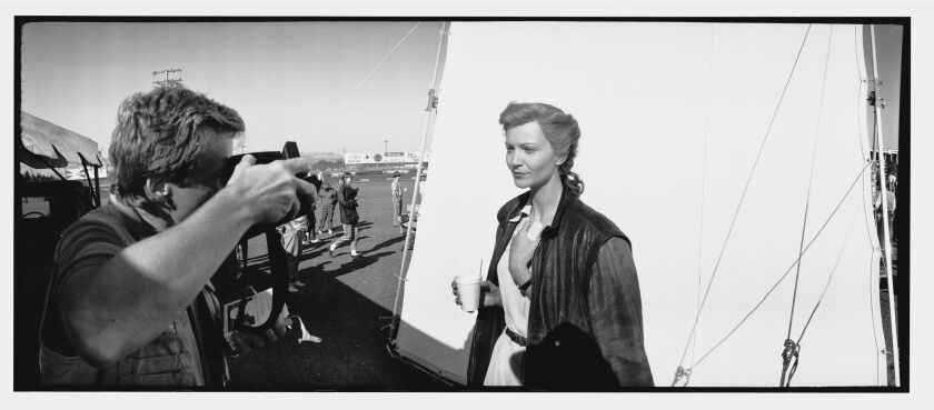 Joan Allen, who played Vera, in a behind-the-scenes photo taken by Jeff Bridges on set. | Photo provided by Jeff Bridges