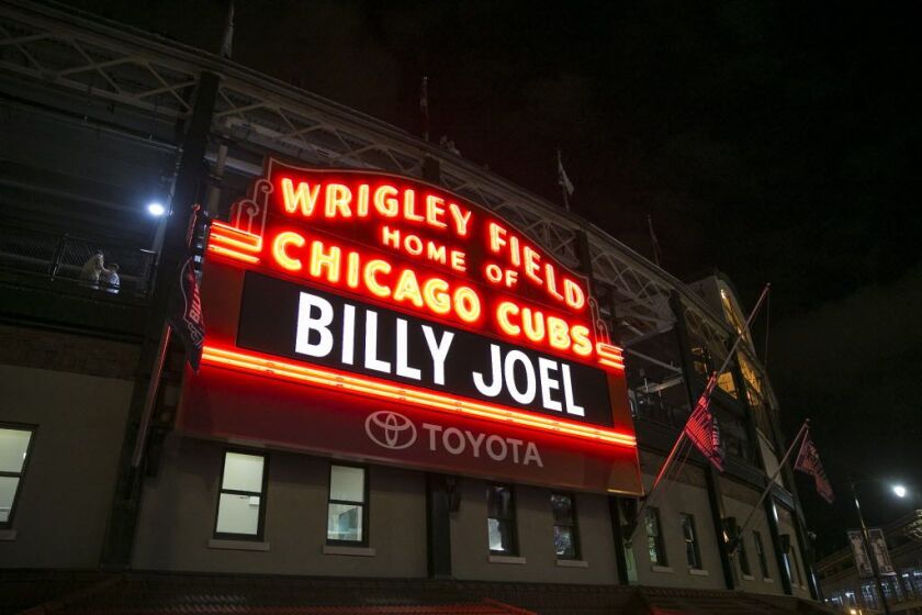 Wrigley Field welcomed Billy Joel for the fourth consecutive year on Friday night, Aug. 11, 2017. | Ashlee Rezin/Sun-Times