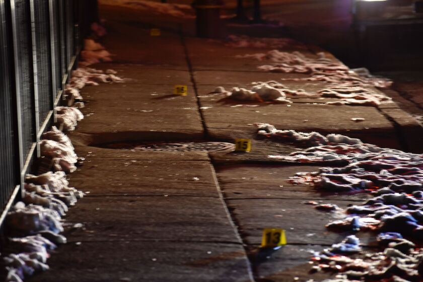 Two men were shot to death during a robbery Feb. 9, 2020, in the 2000 block of South Wells Street in Chinatown.
