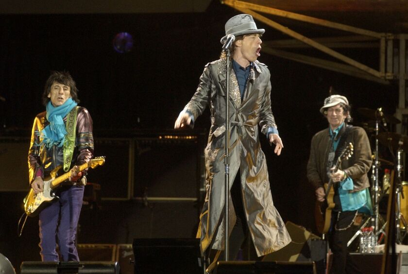 The Rolling Stones in concert at Soldier Field on Oct. 11, 2006. | Sun-Times photo by Tom Cruze