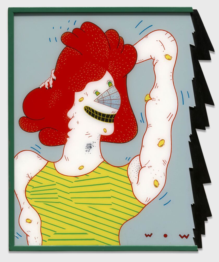 Jim Nutt’s “Wowidow” from 1968. | The Art Institute of Chicago, The Lacy Armour and Samuel and Blanche Koffler Acquisition funds; the Estate of Walter Aitken. © Jim Nutt.