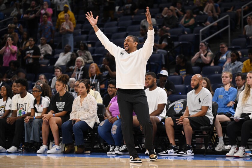 Coach Tyler Marsh ejected from Sun game, demands more accountability from officials - Chicago Sun-Times