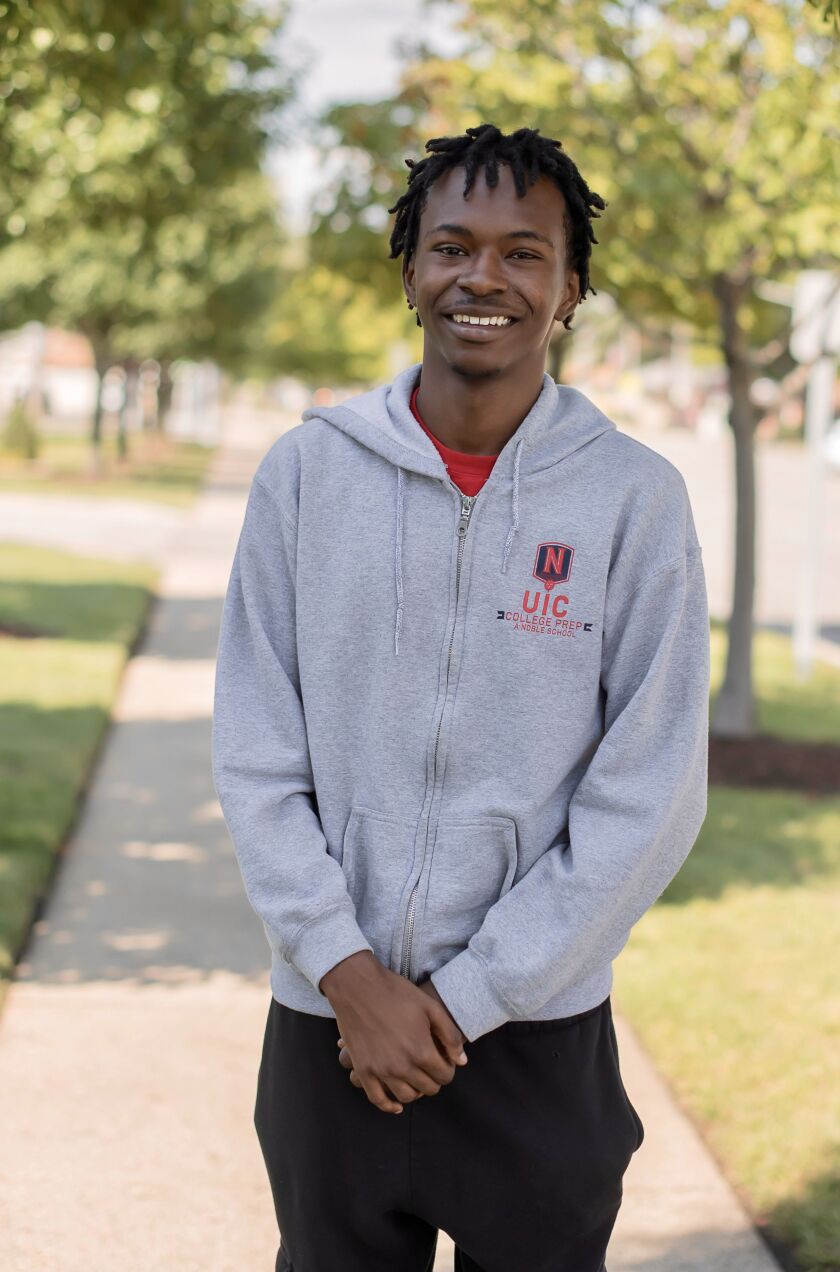 Farrell, his first name, is part of Opportunity Works, a program of the Chicago Cook Workforce Partnership. Last summer he interned in Bellwood.