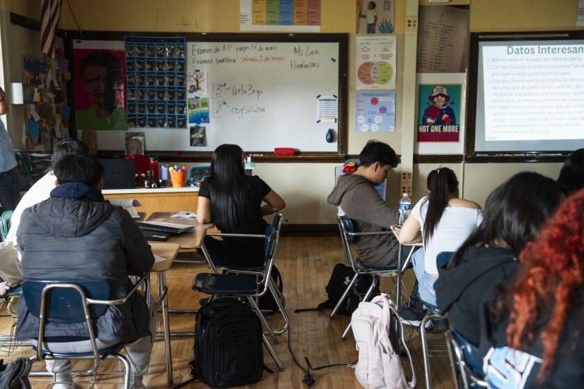 AP Spanish presentation at Roosevelt