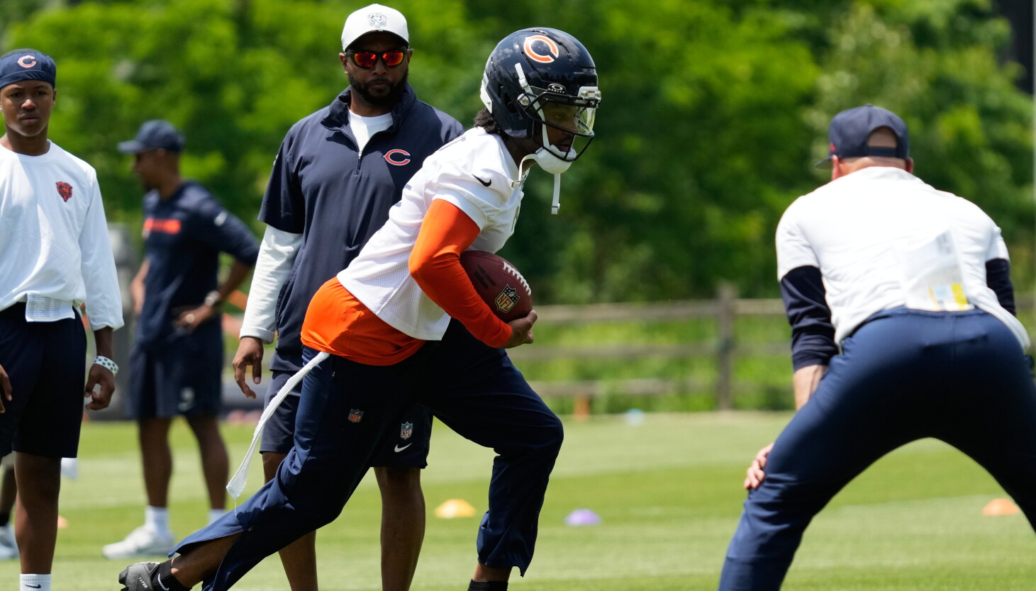 Bears S Coby Bryant carted off from practice with apparent knee injury