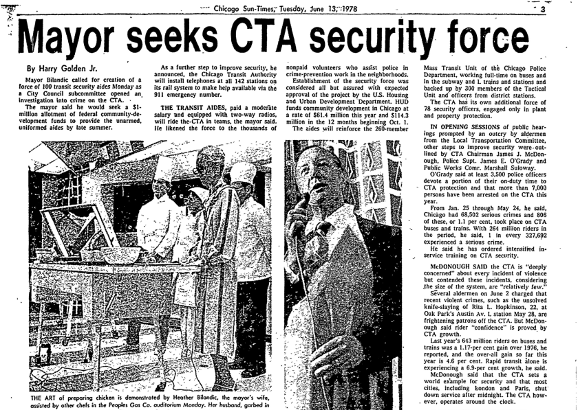 Grappled How Chicago has grappled with crime on the CTA over the last 60 years ...
