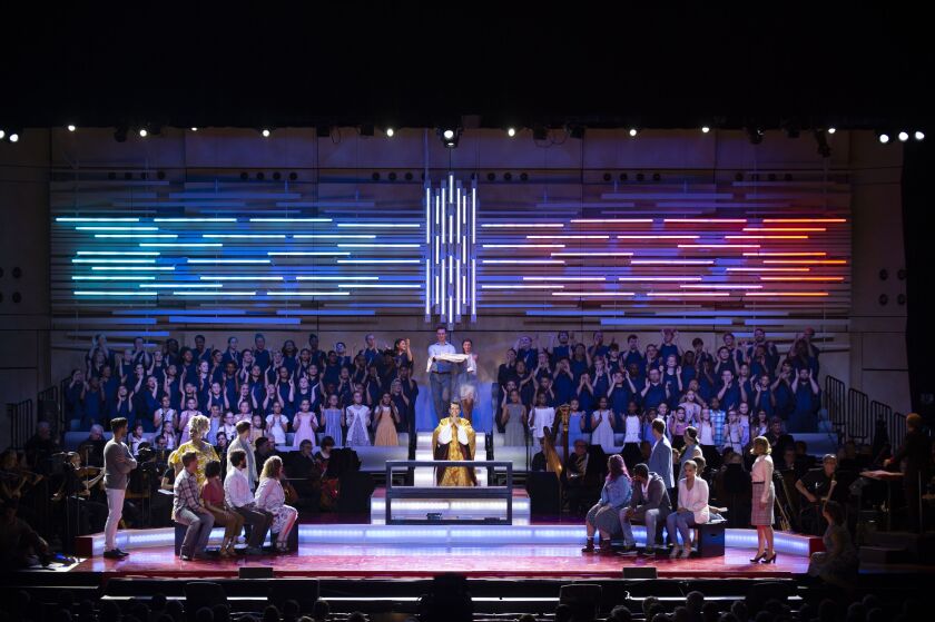 Leonard Bernstein’s Mass is presented at Ravinia in 2018.