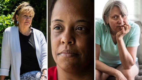 Catherine Walker (from left), Devetta and Amy had abortions years ago and talk about the impact of Friday’s Supreme Court ruling striking down Roe vs. Wade.