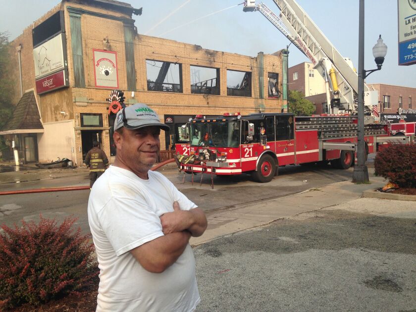 Vern Styck had been going to the Lincoln Square Lanes bowling alley for decades. | Mitch Dudek/Sun-Times