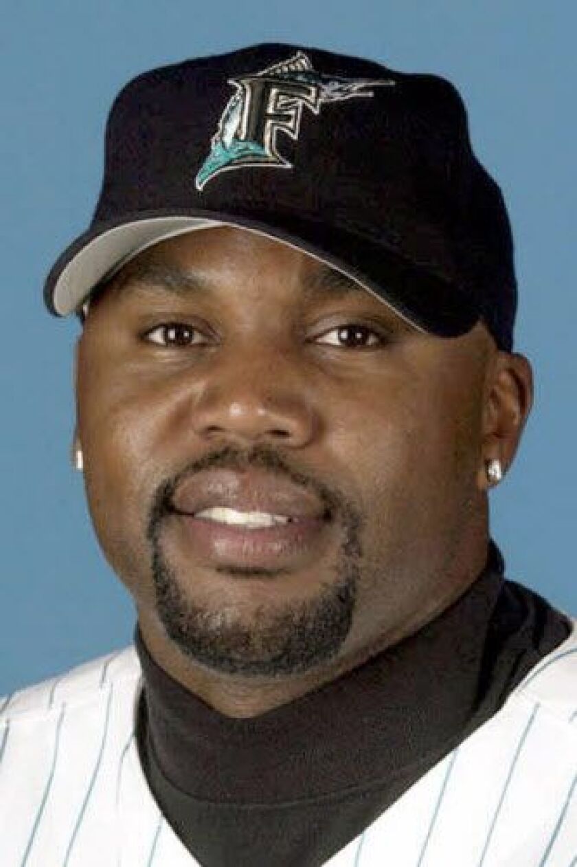Cliff Floyd, then with the Florida Marlins, in 2000. | AP