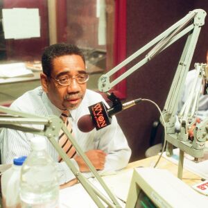 US Rep. Bobby Rush and State Senator Barack Obama debate on Cliff Kelley’s radio show.
